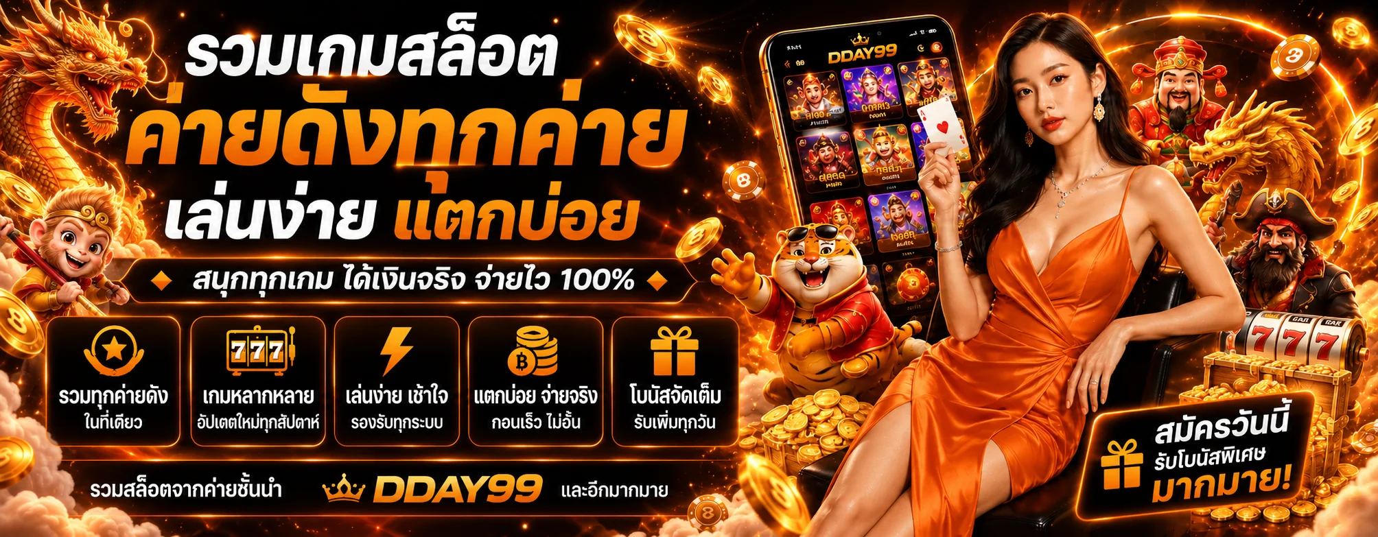 ภาพประกอบ DDAY99 สล็อต วิธีเลือกเกมและทดลองเล่นก่อนเดิมพัน สำหรับหน้า สล็อต